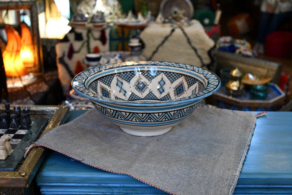 Orientálne ručne maľované umývadlo FES 03