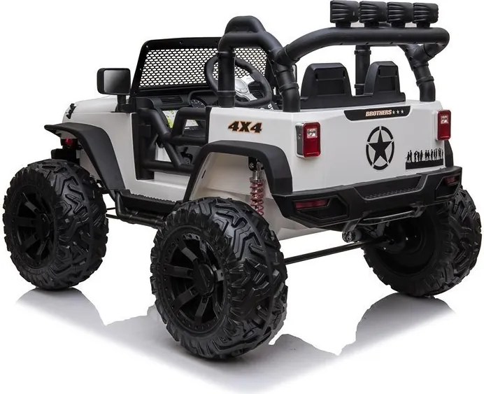 LEAN CARS Autobatéria Jeep JC666 White