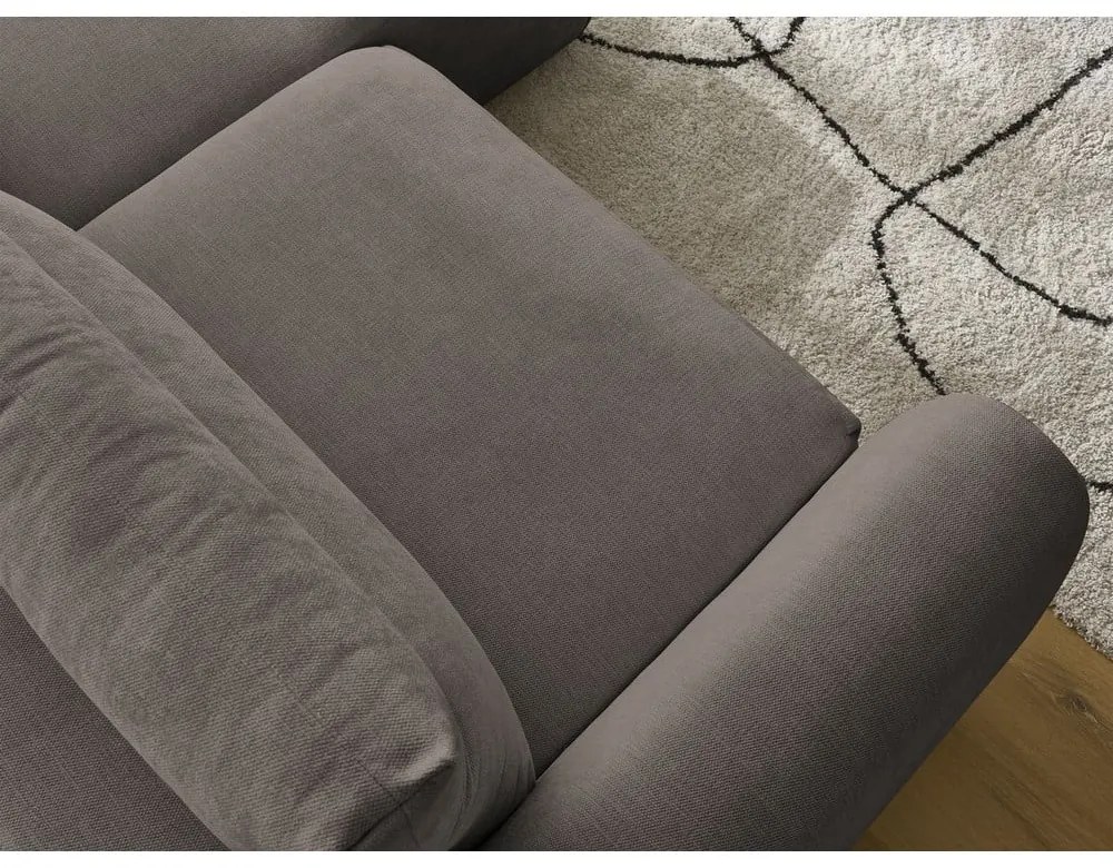 Hnedá rohová pohovka Aden – Bobochic Paris