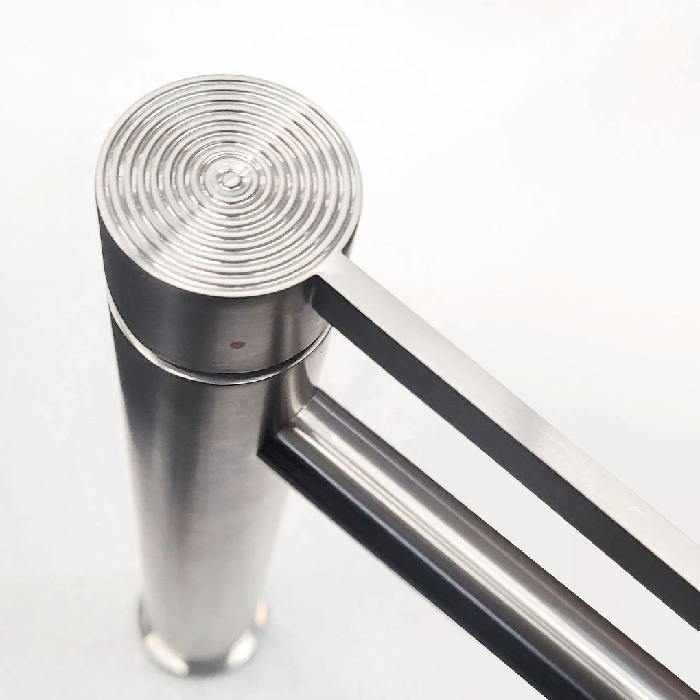 Rea Foster, vysoká umývadlová batéria h-285, brúsená oceľ, REA-B6324