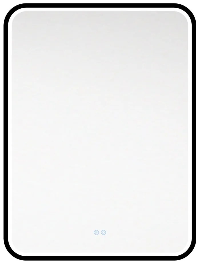 Mereo Mereo, Zrkadlo hranaté 60x80 cm, LED osvetlenie, MER-CN171