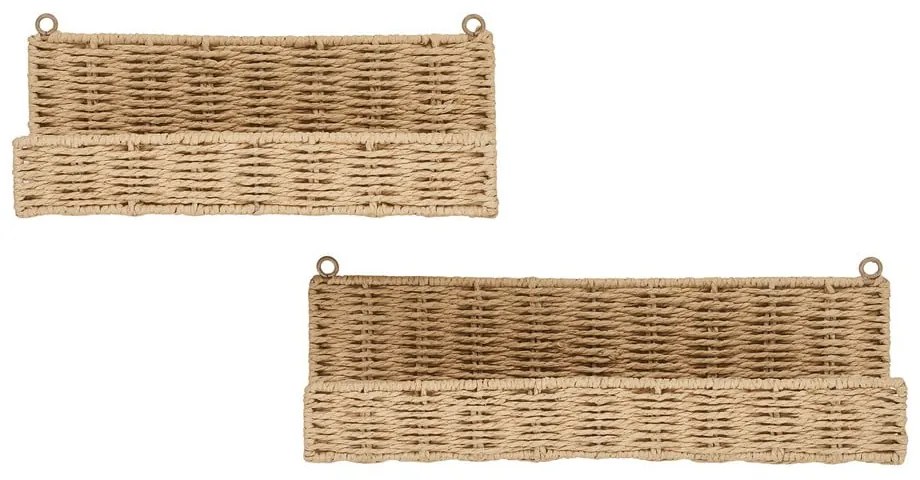 Police v súprave 2 ks v prírodnej farbe 10 cm Treviso – House Nordic