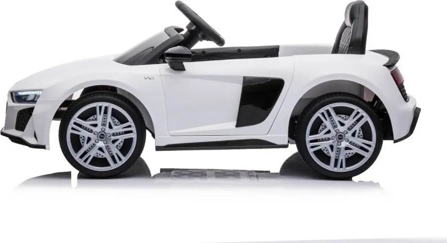 LEAN CARS Elektrické autíčko Audi R8 Lift A300 biele