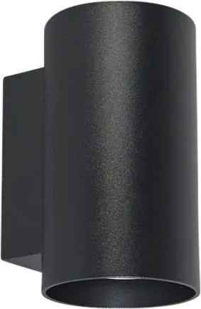 Inteligentné dizajnové nástenné svietidlo čierne vrátane 2 Wifi GU10 - Sandy