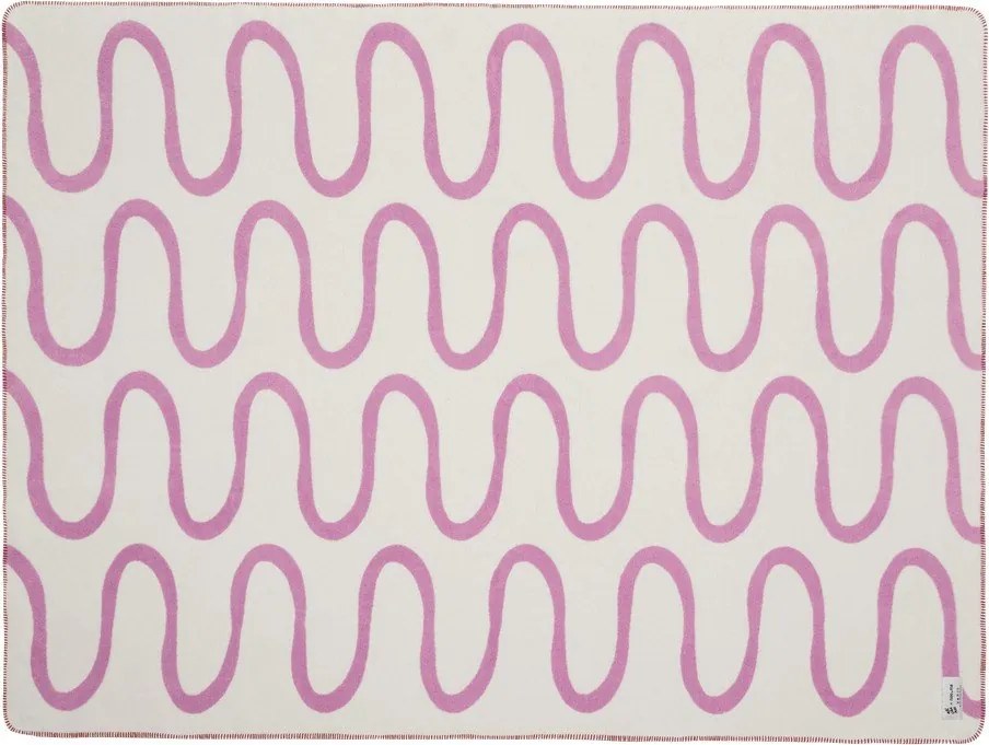 Ružová deka 150x200 cm Swirl – noo.ma