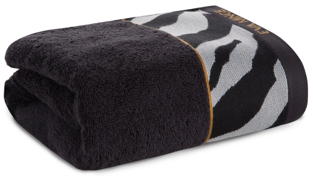 BAVLNENÝ UTERÁK EVA MINGE22 50X90 CM ČIERNA