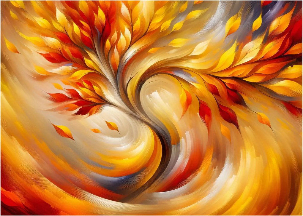 Obraz - Jesenný strom (70x50 cm)