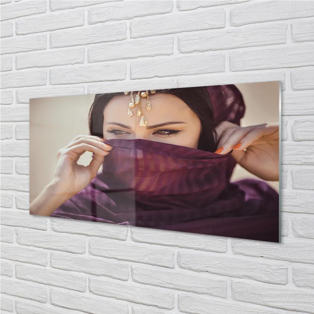 Nástenný panel  Žena purple Materiál 125x50 cm