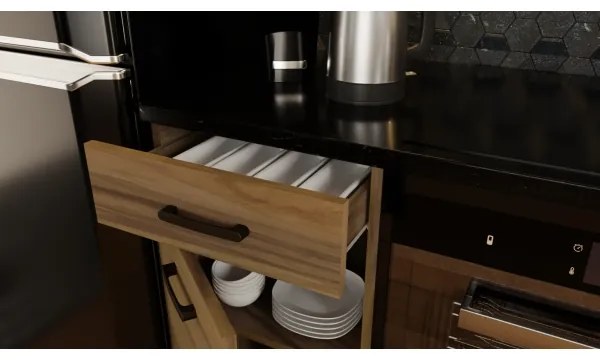 Kuchynská linka JUNE 180 cm dub