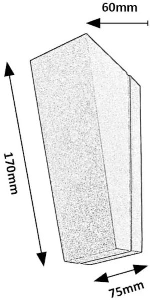 Rabalux 77065 - LED Vonkajšie nástenné svietidlo TEMSE LED/3W/230V IP65 antracit