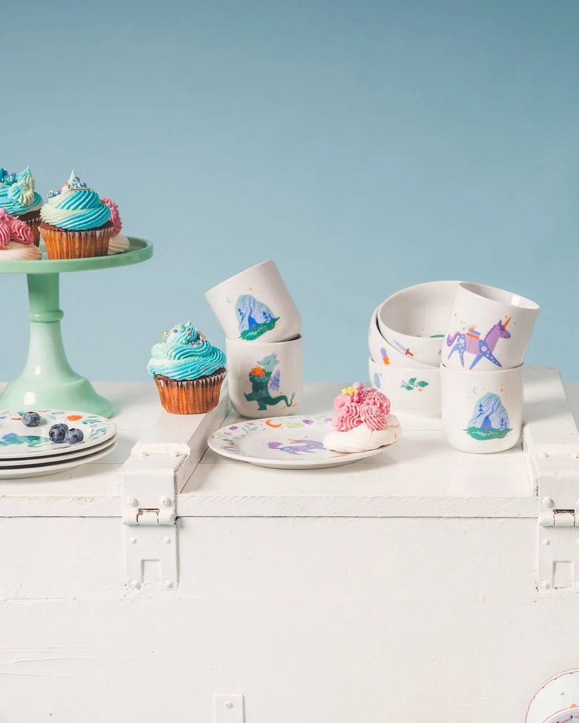 Bella Rose Detská porcelánová miska Jednorožec 400 ml
