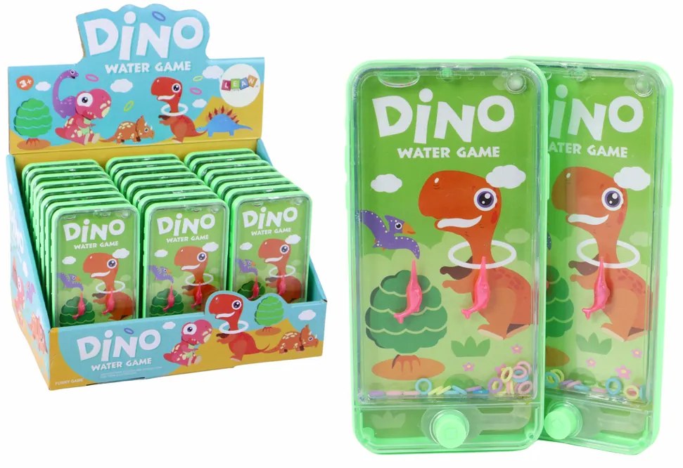 Lean Toys Vodná hra telefón - Dinosaurus zelený