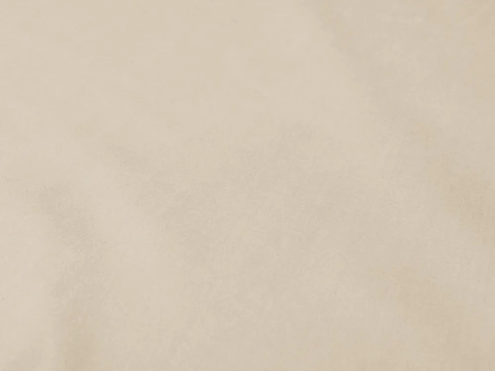 Biante Štvorcový podsedák z imitácie brúsenej kože Alcantara ALC-007 Krémověo béžový - 38x38x3 cm