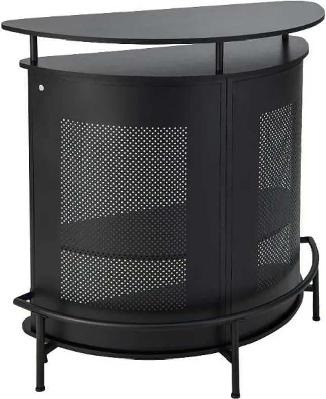 Polkruhový barový pult