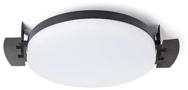 RENDL R12527 COIMBRA LED podhľadové svietidlo, bezrámčekové čierna