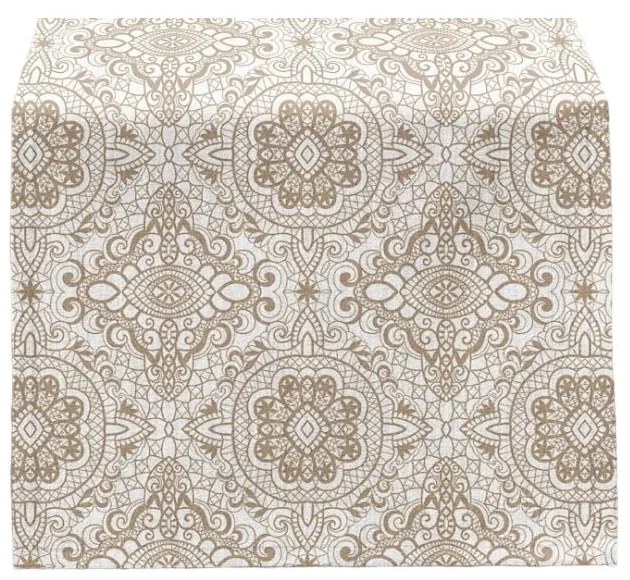Behúň na stôl 40x130 cm Beige Mandala – Mila Home