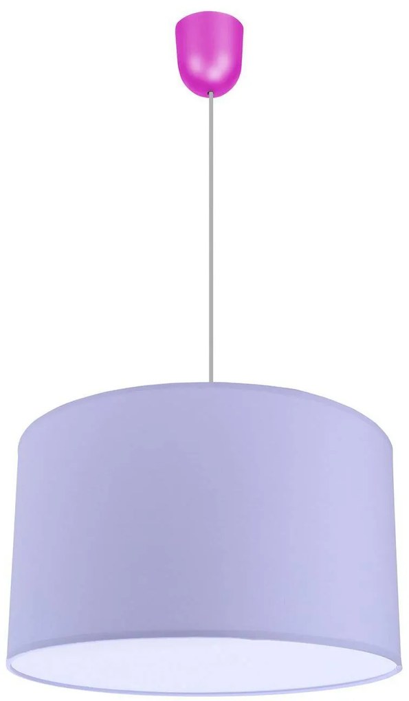Závesné svietidlo INDIGO, 1x textilné tienidlo (výber z 10 farieb), (výber zo 4 farieb konštrukcie)