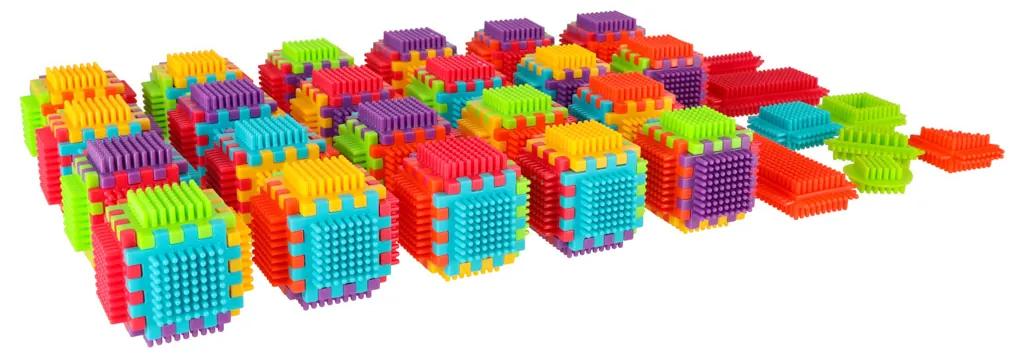 KIK Kreatívne stavebné bloky wafle ježkovia 140ks