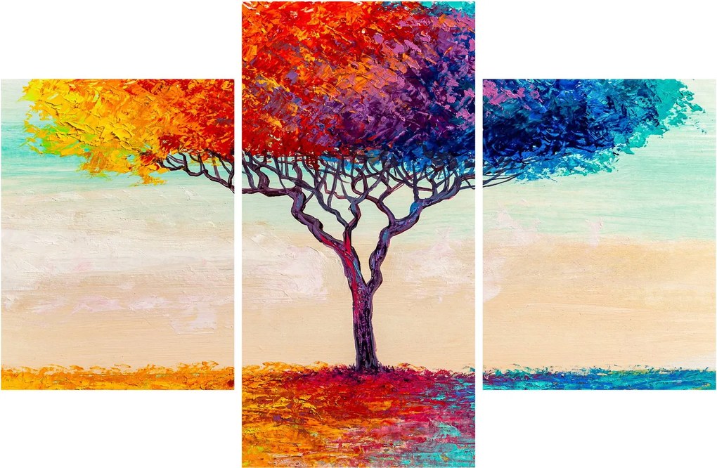 Obraz maľovaného stromu (90x60 cm)