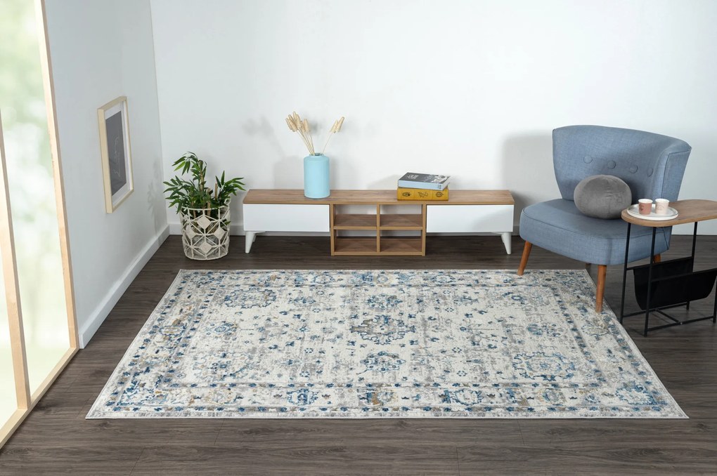 My Flair, Kusový koberec My Heriz 3 Beige, 200x290, béžová, chodba / predsieň