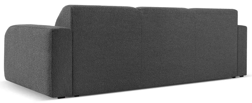 Tmavosivá pohovka z textílie bouclé 235 cm Molino – Micadoni Home