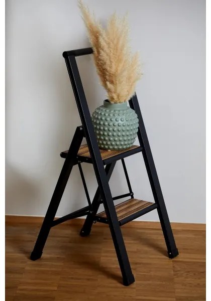 WENKO 50482100 - Schodíky ALU-DESIGN 44x101 cm čierne