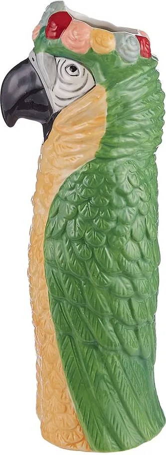 LORA Váza papagáj 30 cm - zelená