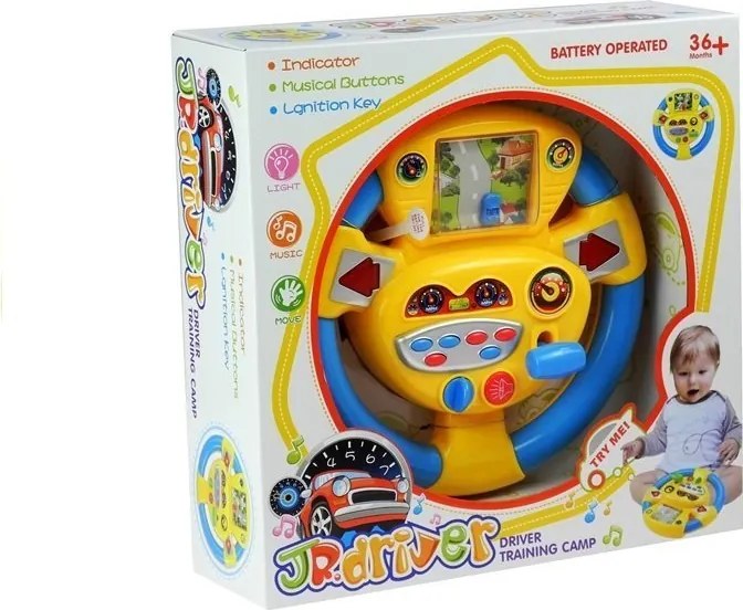 LEAN Toys Interaktívne zvuky detského volantu