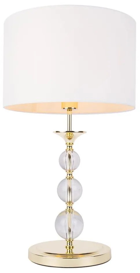 Zuma Line RLT93163-1GW - Stolná lampa REA 1xE27/60W/230V biela