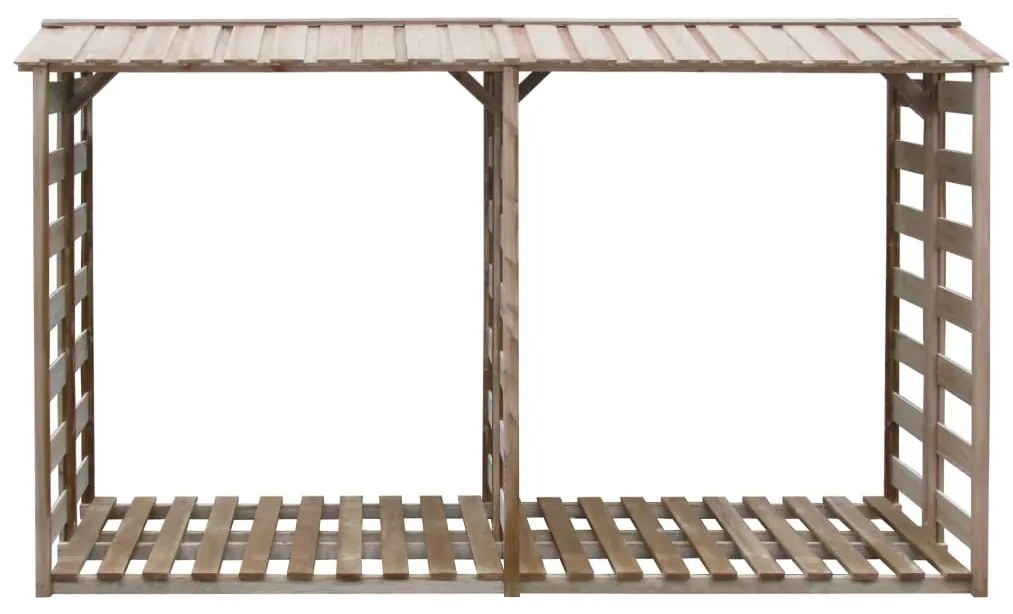 Prístrešok na drevo 300x90x176 cm, impregnovaná borovica