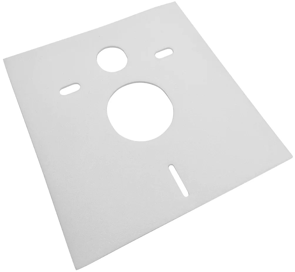 Laveo Laveo, univerzálna zvukovo izolačná podložka pre závesné WC a bidet, biela, LAV-AMT_610T