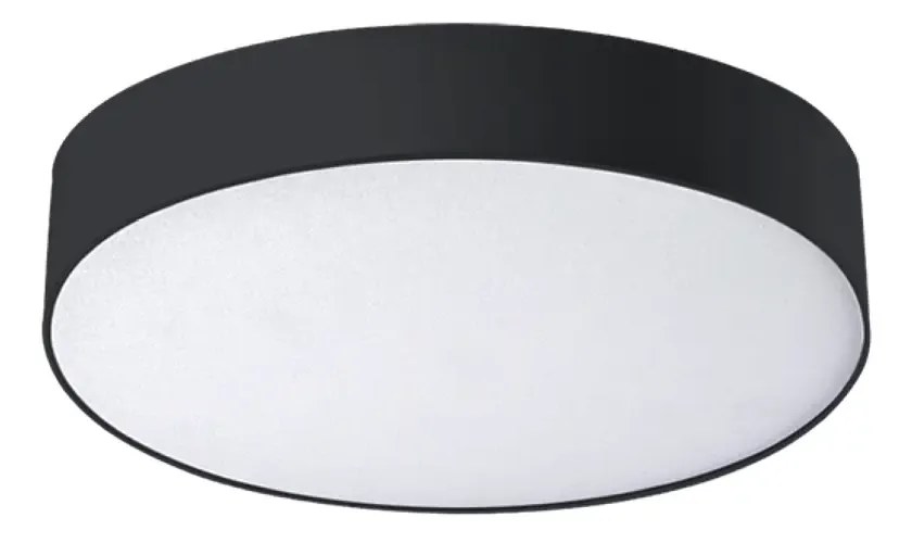 LED stropné svietidlo Monza R 40 CCT čierne s diaľkovým ovládačom