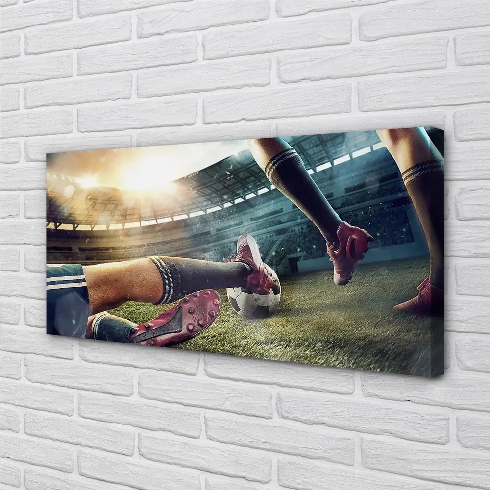 Obraz canvas Korky futbalový štadión 125x50 cm