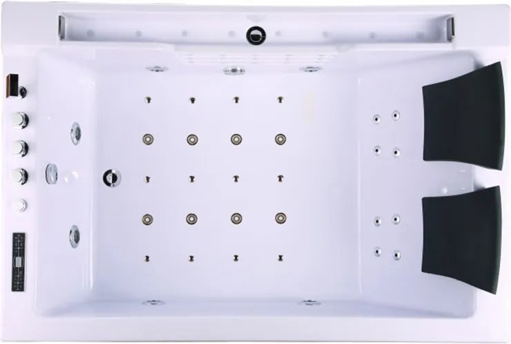 Terra Hydromasážna vírivá vaňa Fenix 606AH 180x120 s ohrevom vody, pravá