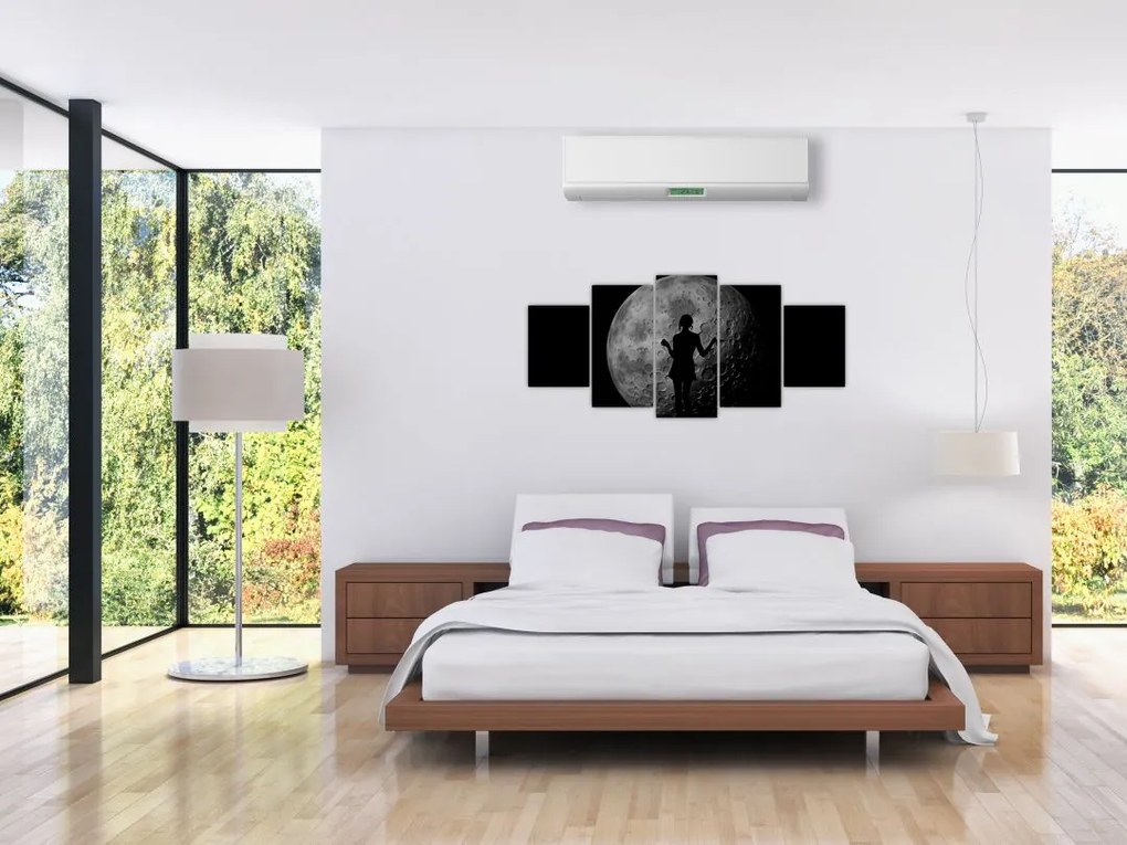 Silueta ženy, obraz