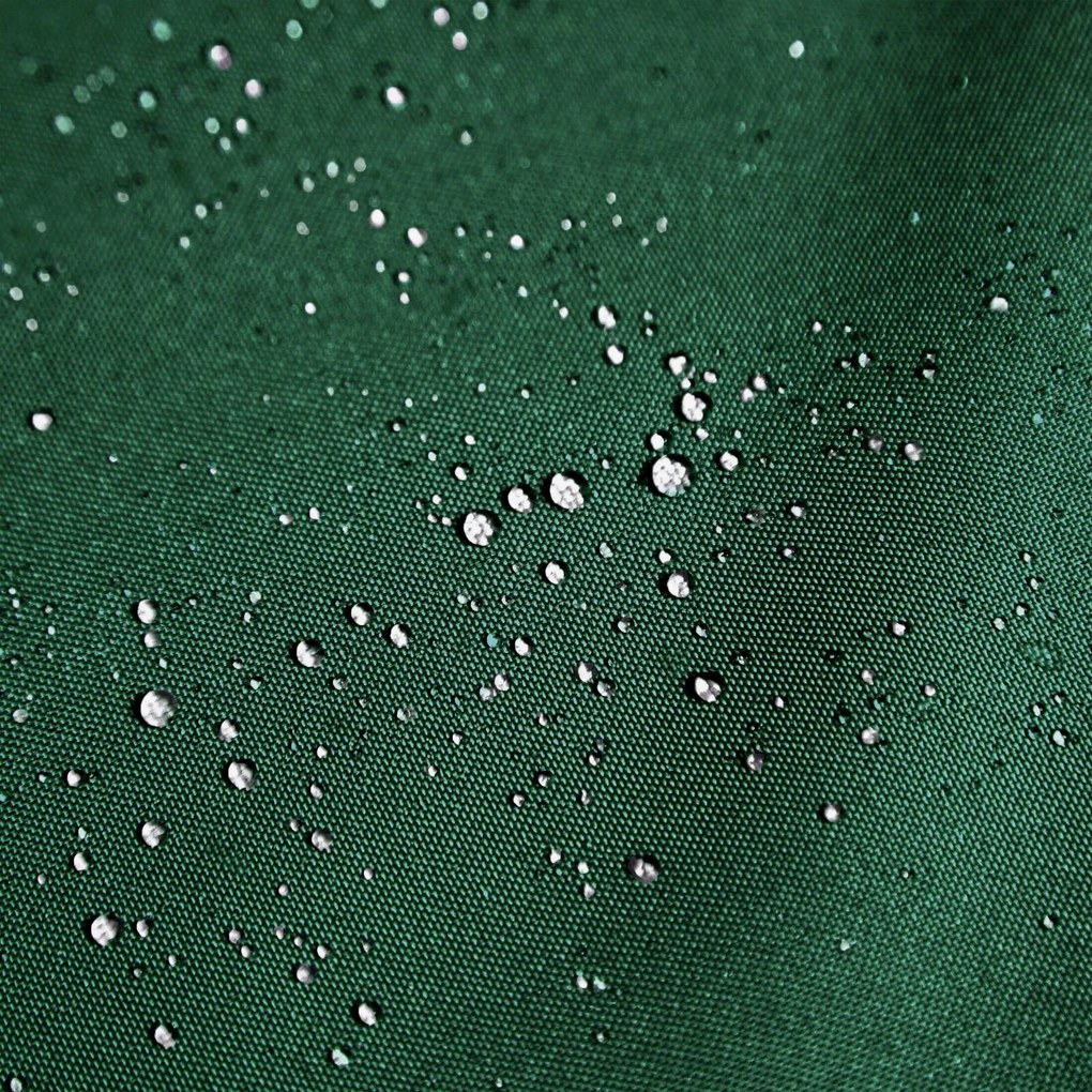 ZÁHRADNÝ VODEODOLNÝ ZÁVES NA PÚTKACH GARDEN 155X200 CM ZELENÁ