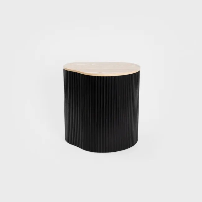 Príručný stolík GEBO čierny 710773