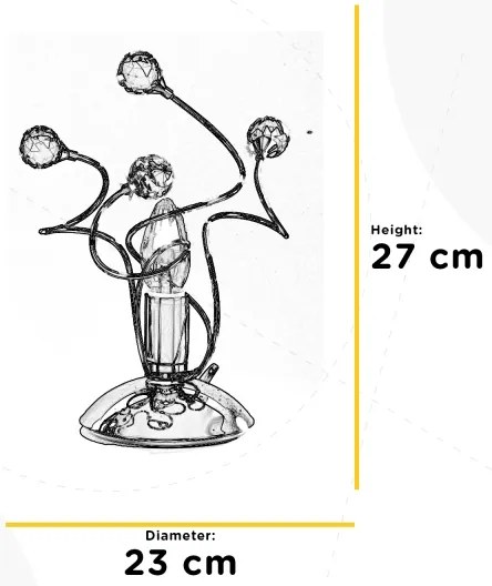 ONLI - Stolná lampa TRILLY 1xE14/6W/230V