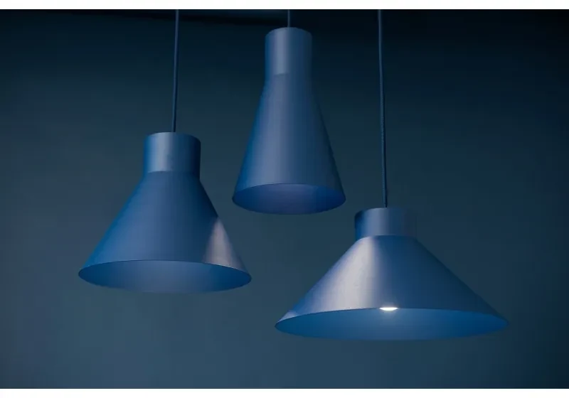 Závesná lampa Smusso S, modrá