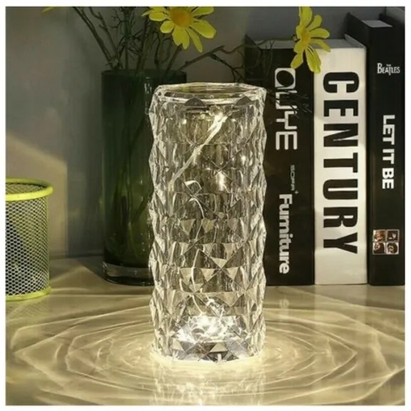 Rose Diamond Stolná dotyková lampa 21 cm