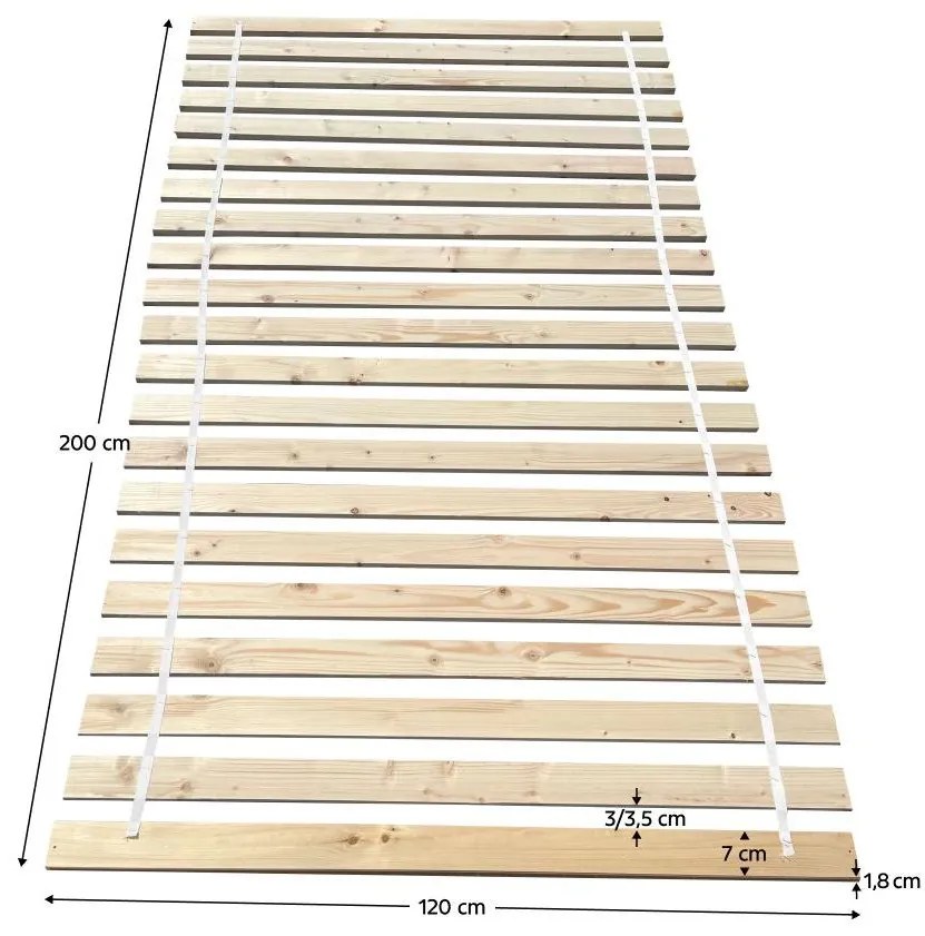 Rolovateľný rošt 120x200 cm Plamosa (prírodná) . Vlastná spoľahlivá doprava až k Vám domov. 1097197