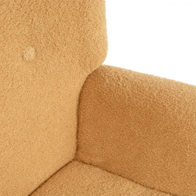 Kreslo MOSS TEDDY BOUCLÉ horčicové ALL 828572