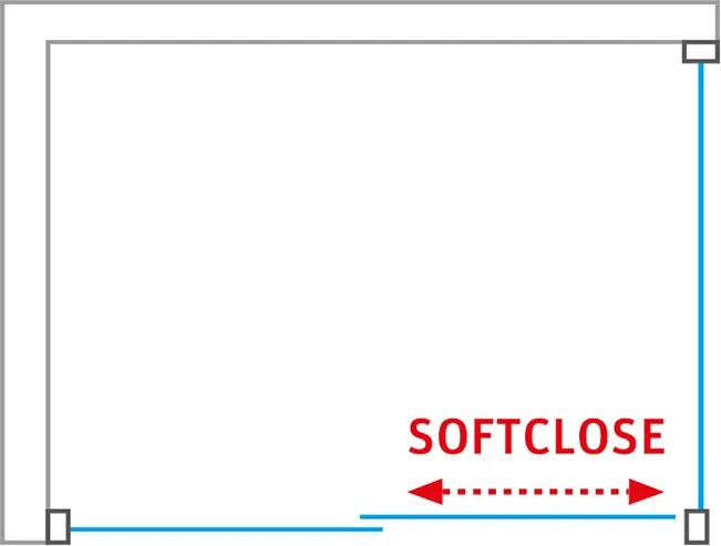 Roth Štvorcový alebo obdĺžnikový sprchovací kút MI D2L/R + MI FX2 - bez vaničky ROTH-Variant: dvere: 100 cm, bočná stena: 120 cm - (MI D2L/1000+MI FX…
