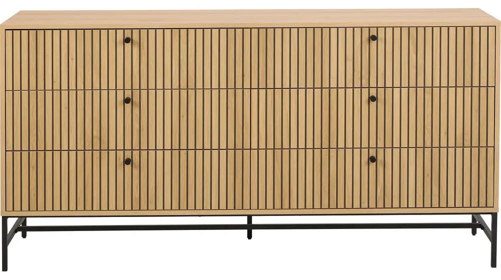 Komoda Albany 157 cm dub přírodní