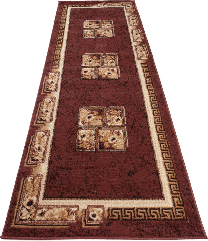 TA Koberec 4489B HNEDÝ ATLAS PP Rozmer: 100x250 cm
