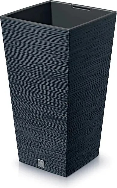 Kvetináč FURU SQUARE 24 cm, antracit, 24 cm