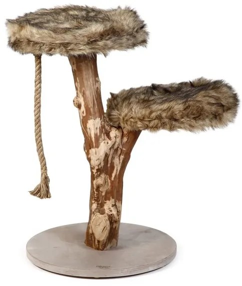 Dizajnové drevené škrabadlo a odpočívadlo pre mačky Storm