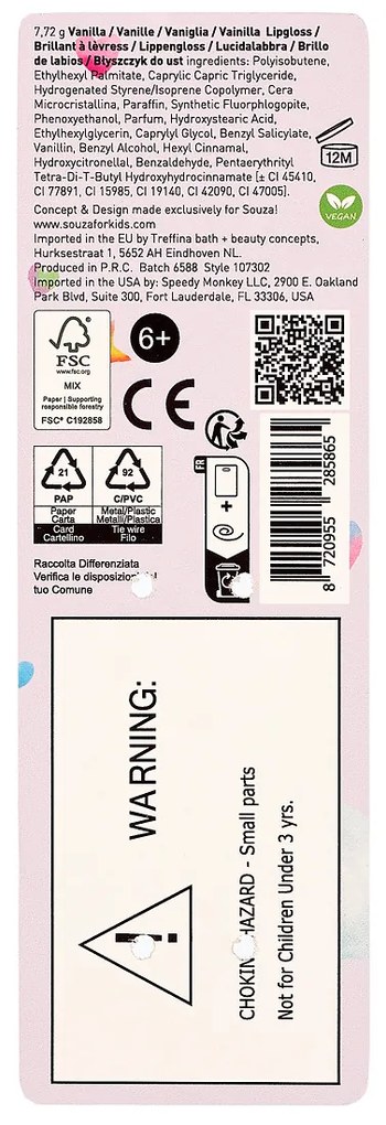 Souza! - Lesk na pery pre deti - jednorožec