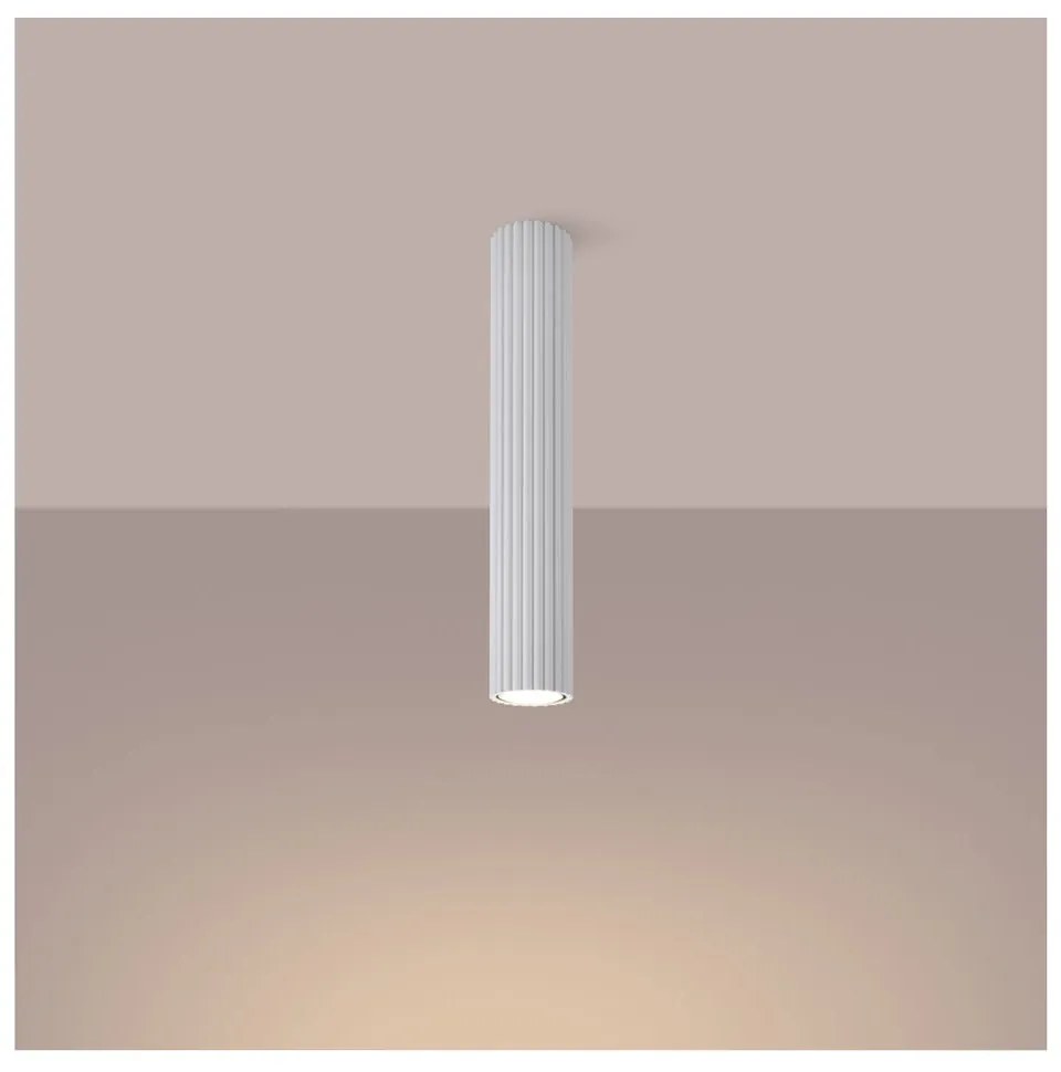 Biele bodové svietidlo Gleam – Sollux