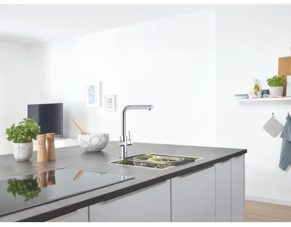 GROHE 31539000 - Drezová batéria BLUE HOME L-výpusť lesklý chróm